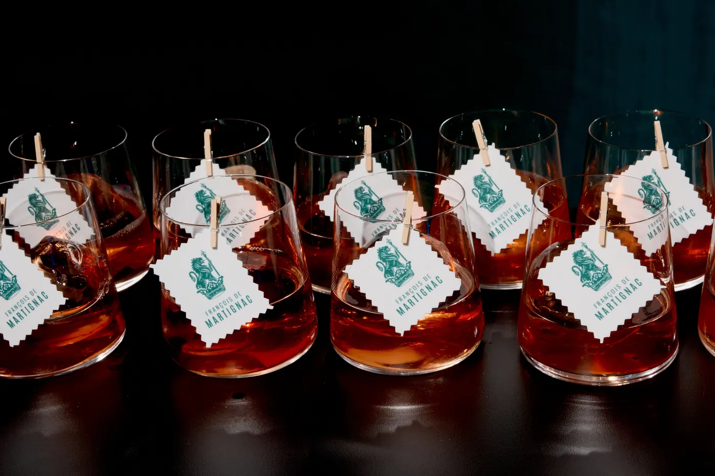 Verres de dégustation Martignac signés